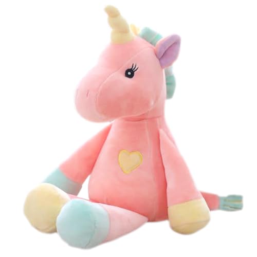 Georgie Porgy Plüsch Einhorn Super Sanft Samten Teddy Kuscheltier Tier Plüschtier für Kleinkind Kinder (Rosa) von Georgie Porgy