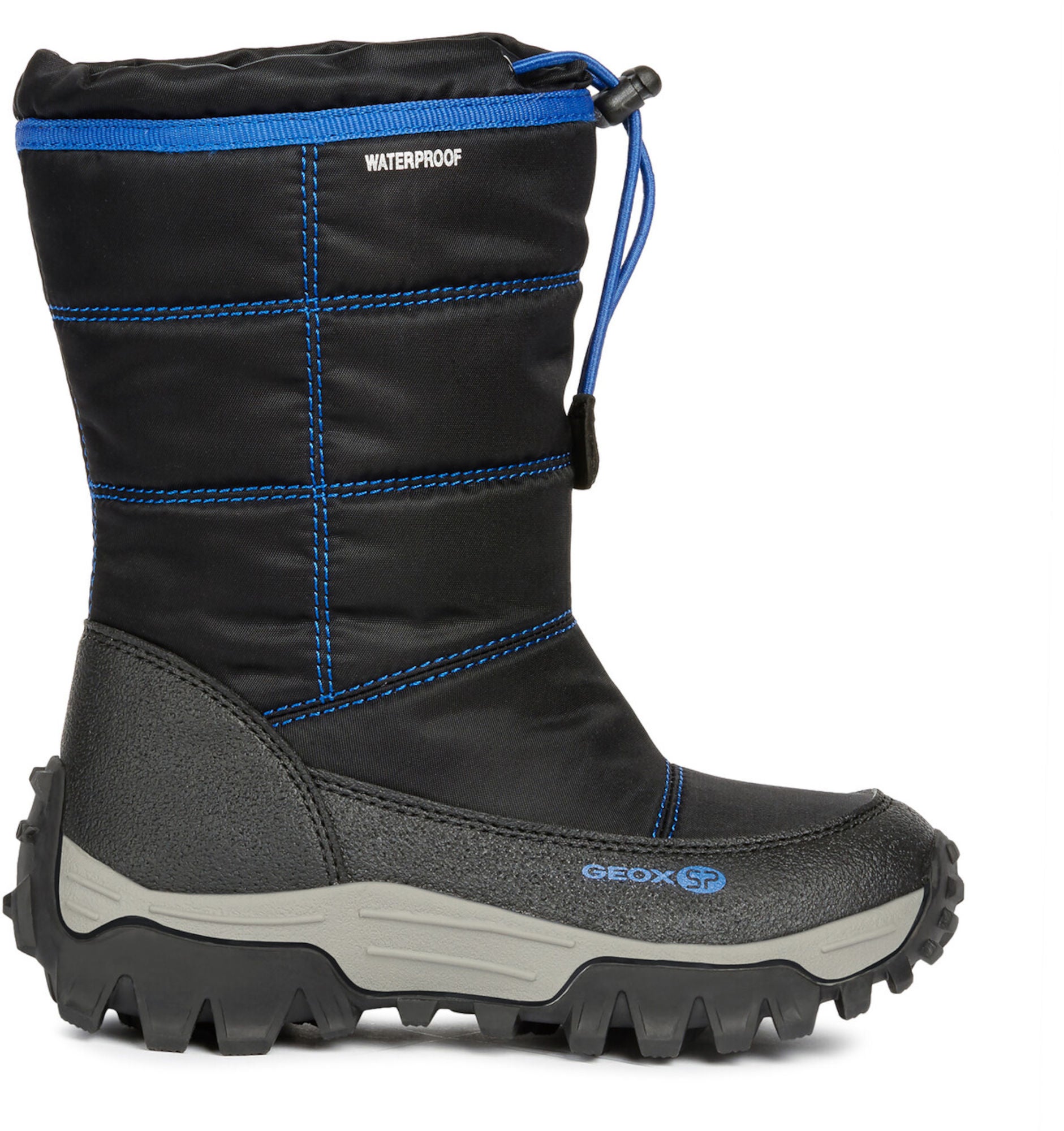 Geox Himalaya WPF Winterstiefel, Black/Blue 25 von Geox