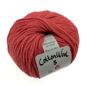 Gepard Garn CottonWool 5 Unicolor 208 Staubkoralle von Gepard Garn