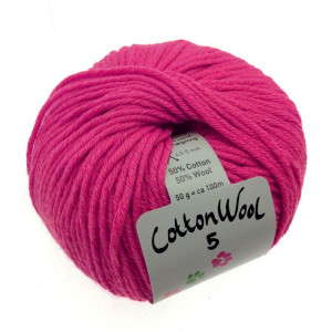 Gepard Garn CottonWool 5 Garn Unicolor 430 Rosa von Gepard Garn