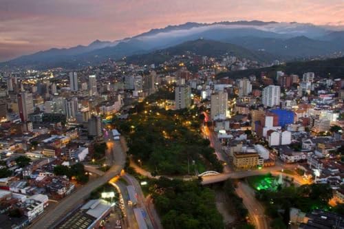 Puzzle für Erwachsene, 1000 Teile, SANTIAGO CHILE SKYLINE Glänzende Holzpuzzles mit Druckansicht und Passepartout und A291, anspruchsvolle Puzzles für Freunde, Familie, Wanddekoration von Geroclonup