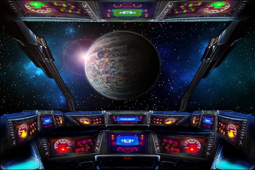 Puzzle für Erwachsene 1000 Teile Planet G Gliese 581g Exoplanet aus Raumschiff Cockpit Coole Wandkunst Druck Puzzle Familie Lustig Herausfordernd Urlaub Puzzles Geschenk von Geroclonup