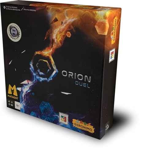 Orion Duel Astronomie-Spiel, abstrakt, für 2 Spieler, ab 12 Jahren von Geronimo Games