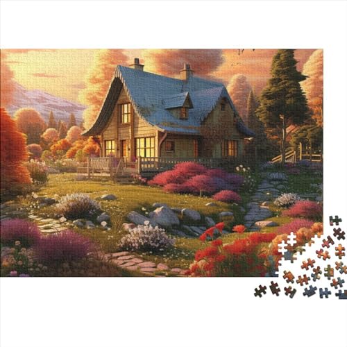 Cabin in The Woods Puzzles Für Erwachsene 1000 Teile Cottages Lernspiel Wohnkultur Family Challenging Games Geburtstag Stress Relief Toy 1000pcs (75x50cm) von Gerrit