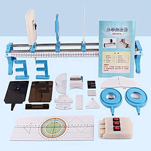 Optischer Experimentierkasten, Schulphysik-Experimentierausrüstung, komplettes Set an Experimentierkasten, optische Werkzeuge, Prisma, konkave Linse, Konvexe Linse von Gerrit