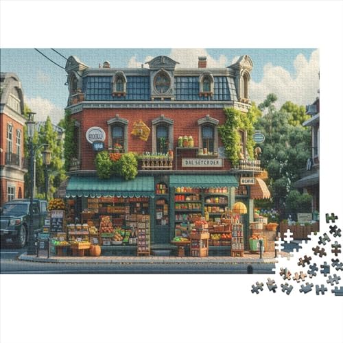 Urban Grocery Store 1000 Teile Für Erwachsene Puzzles Family Challenging Games Lernspiel Home Decor Geburtstag Stress Relief Toy 1000pcs (75x50cm) von Gerrit