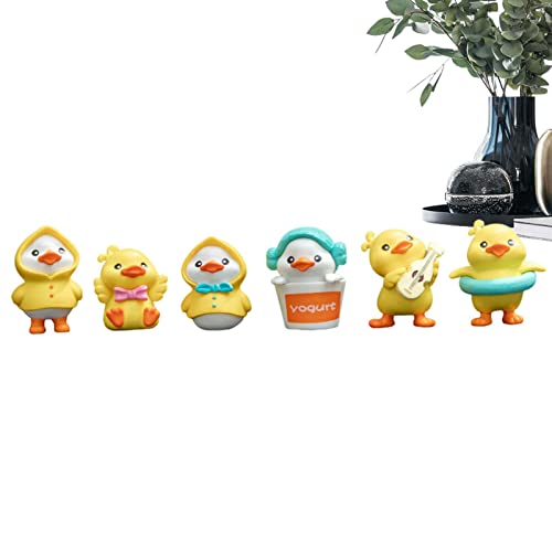 Geruwam Tiny Ducks - Auto Enten Enten Niedlich - Auto Enten, Kleine Auto Enten für Zuhause Streich Spiel Ornament Schulprojekt Zubehör von Geruwam