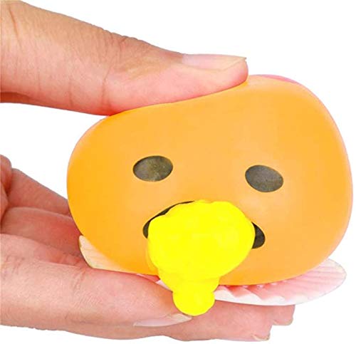 Anti-Stress Ball Smiley – Lustiges Stressabbau-Spielzeug mit elastischem Schleim | Knautschball für Erwachsene & Kinder | Entspannungs- & Anti-Stress Gadget von Geschenkehöhle