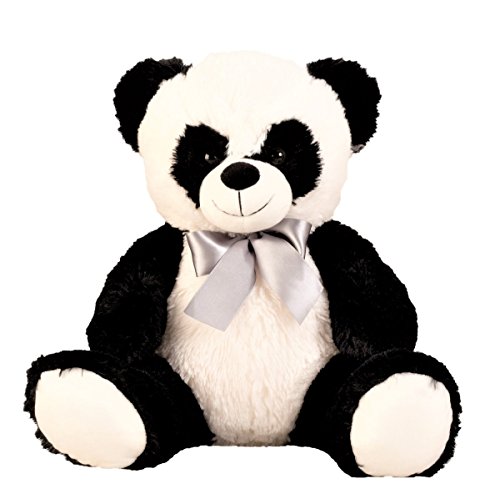 Geschenkestadl Panda Bär 50 cm Teddybär Kuschelbär Kuscheltier Stofftier Pandabär Teddy von Geschenkestadl