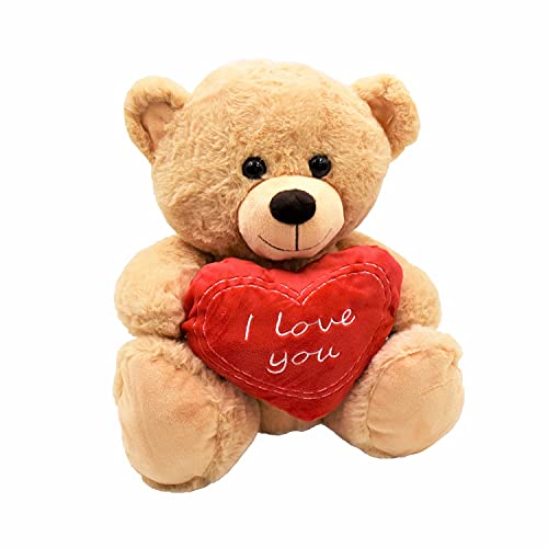 Teddybär mit Herz I love you Kuscheltier von Geschenkestadl