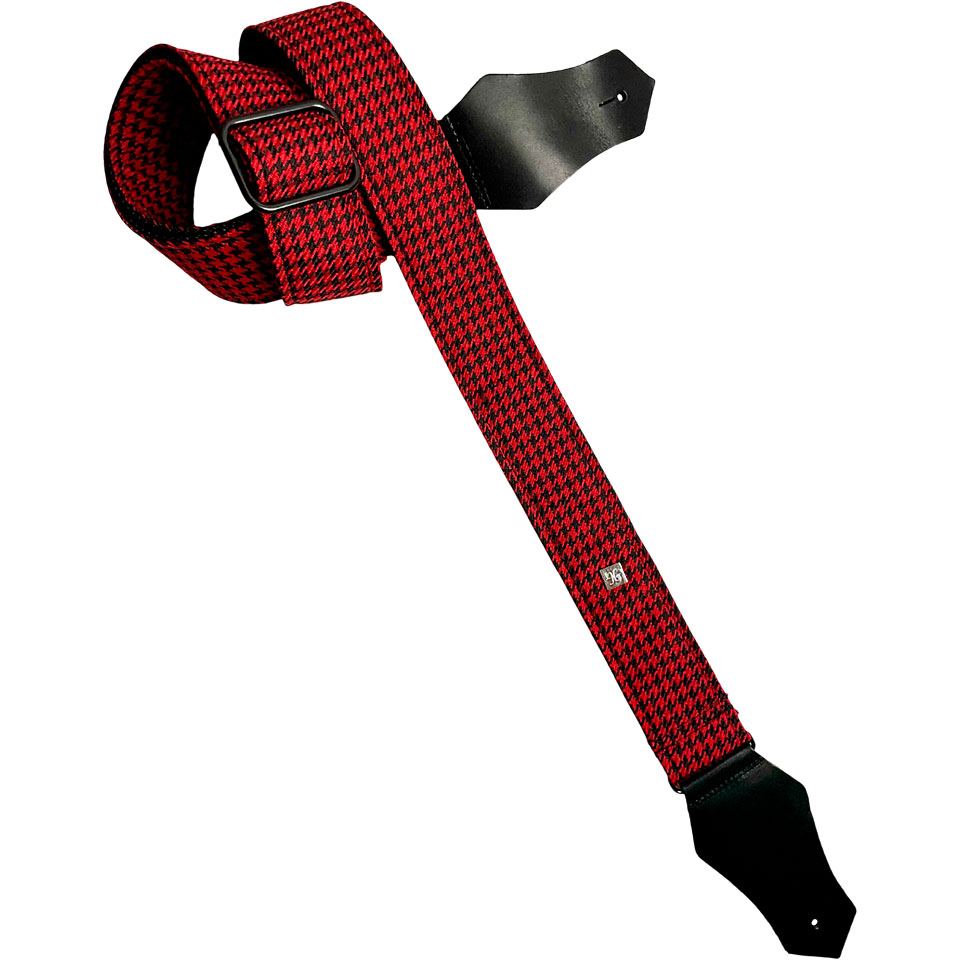 Get&#39;m Get&#39;m Fly Hounds Tooth Red Gitarrengurt von Get&#39;m Get&#39;m