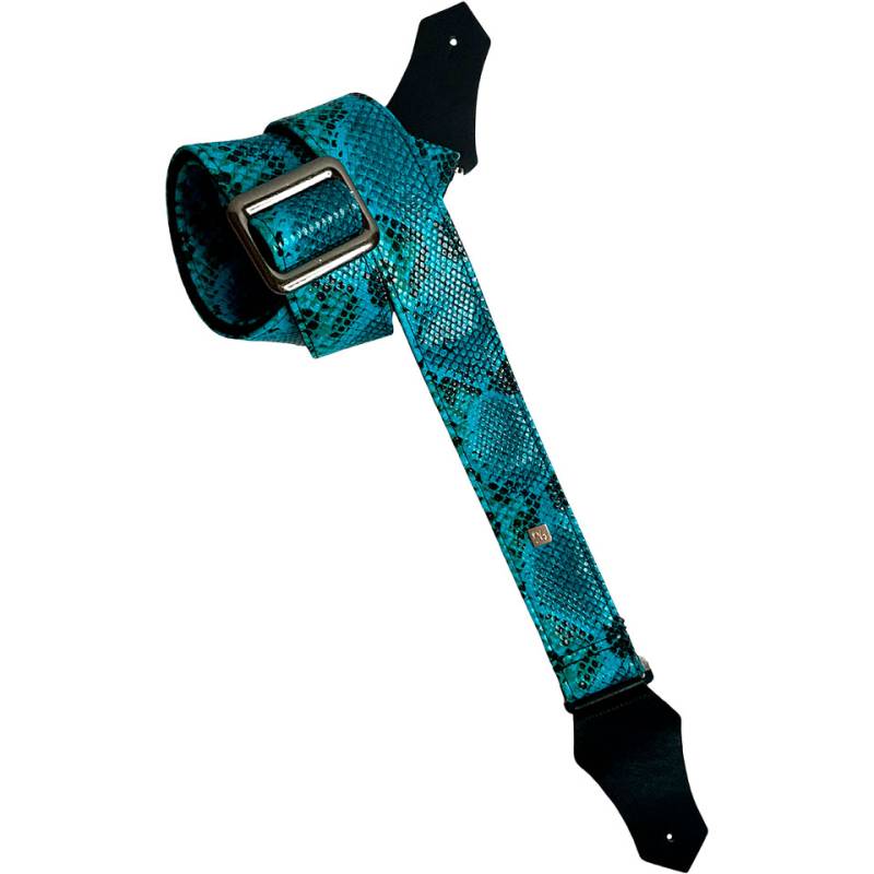 Get&#39;m Get&#39;m Turquoise Python Gitarrengurt von Get&#39;m Get&#39;m