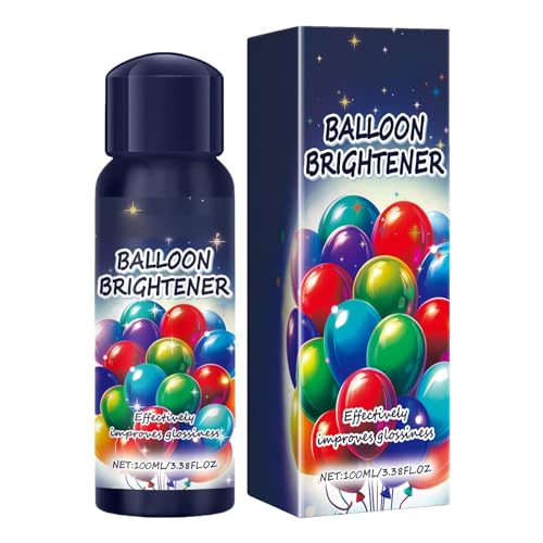 Geteawily Ballonglanz, Ballonglanzspray | Ballon-Aufheller-Spray | 100 ml Ballon-Glanzspray für ein glänzendes Finish. Dauerhaft glänzendes Ballon-Glanzspray für Latexballons von Geteawily