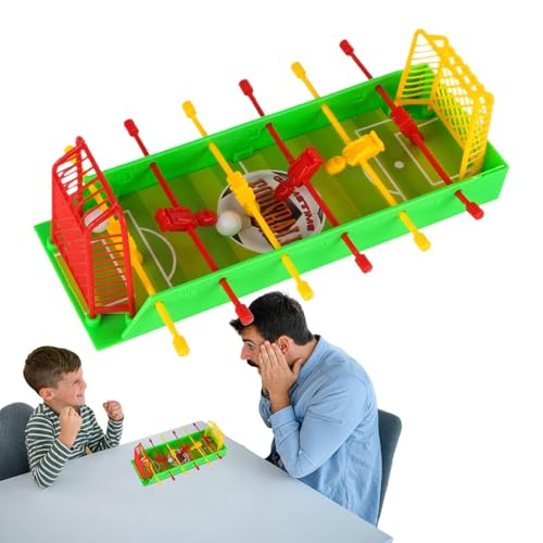 Geteawily Fußball-Tischspiel, Tischfußballspiel - Tisch-Hockey-Fußball 8,11 Zoll | Lernsport-Brettspiel-Set, Tischspielzeug für Kinder, Mädchen, Freunde, Familie von Geteawily