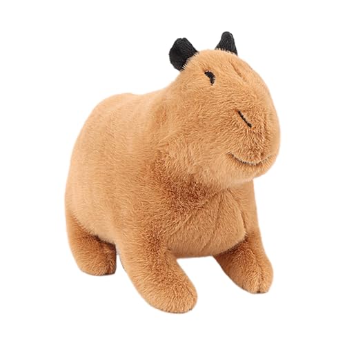 Geteawily Gefüllter Capybara-Plüsch,Capybara-Plüschtier - Niedliche Capybara-Kuscheltiere | Süßes Capybara-Plüschtier, entzückendes Capybara-Spielzeug für die Inneneinrichtung, weiches Plüschtier für von Geteawily