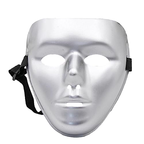 Geteawily Halloween-Maske, einfache Maskerade, Vollgesichtsmaske, verstellbar, Karneval, Halloween, , Gesichtsbedeckung für Maskerade, Cosplay von Geteawily