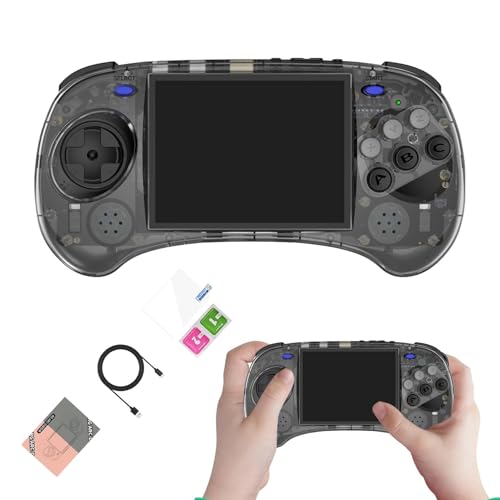 Geteawily Handheld-Spielekonsole,Kompakte Spielekonsole, Videospiele Retro-Spielekonsole Handheld, Fesselnde Spielekonsole mit Langer Akkulaufzeit für Schlafzimmer und Wohnzimmer von Geteawily