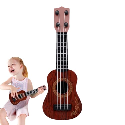 Geteawily Kinder-Ukulele, Kinder-Gitarrenspielzeug | Musikalisches Ukulele-Gitarreninstrument,Tragbares, fähigkeitsverbesserndes Kinderspielzeug für frühpädagogische Kinder im Vorschulalter von Geteawily