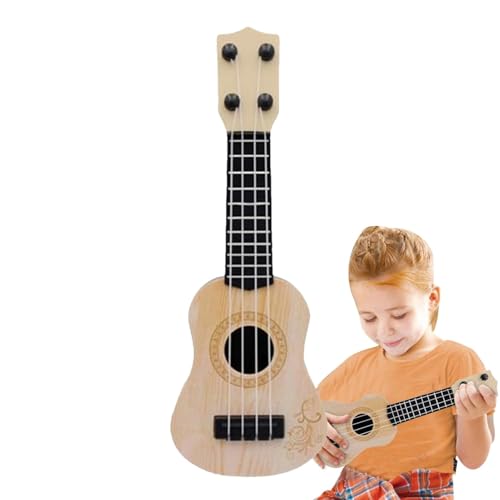 Geteawily Kinderspielzeug, Musik-Ukulele, Mini-Gitarrenspielzeug für Kinder | Musikinstrument Ukulele Gitarrenspielzeug | Kinder Spielen frühes Lernspielzeug, eine fähigkeitsverbessernde Mini-Gitarre von Geteawily