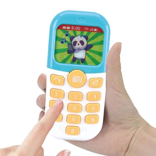 Geteawily Kindertelefonspielzeug,Kinderspieltelefonspielzeug - Pretend Phone Toys -Lernspielzeug,Cartoon Interaktives Lernspielzeug Vorschule Simuliertes Kinderspielzeug für er von Geteawily