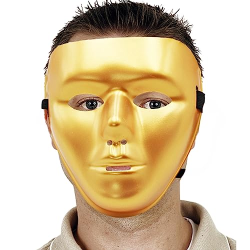 Geteawily Kostüm Maske - Halloween Maskerade Vollgesichtsbedeckung | Verstellbare Karneval Halloween Gesichtsbedeckung für Maskerade Cosplay von Geteawily