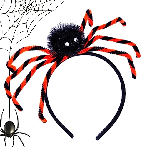 Geteawily Spinnen-Haar-Accessoires – kühlendes Spinnen-Haarteil für Cosplay, auffälliges Verkleidungszubehör mit Spinnen-Design für Versammlungen, Partys und Paraden von Geteawily