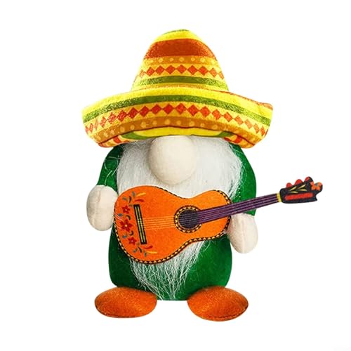 Cinco de Mayo Fiesta Collectibles Niedliche handgefertigte Plüschpuppen zur Verbesserung Ihrer Feieratmosphäre (Gitarre) von Gettimore