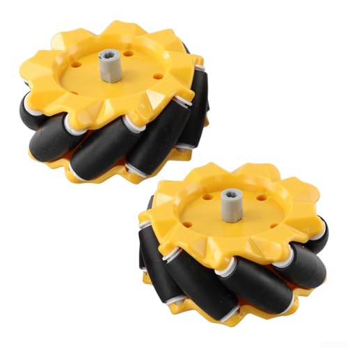 Gettimore For Mecanum Wheel Kit Enhance Your For Smart Robot Car with 2PCS Omnidirectional Wheels for Creative Builds von Gettimore