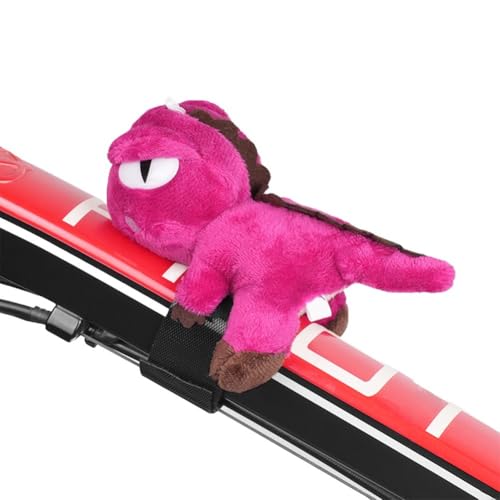 Gettimore Lustige und skurrile Plüschtierpuppe für Fahrräder und Motorräder (Rosa) von Gettimore