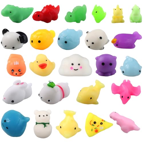 Getyjoe 30 Stück Squishy Spielzeug Set Mochi Anti Stress Spielzeug Kawaii Fidget Toys Squishies Stress Squeeze Spielzeug für Kinder Geburtstag Party von Getyjoe