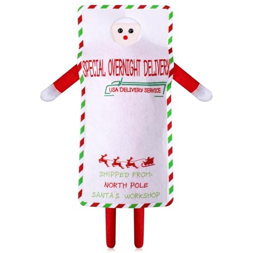 Geyoga Elf Accessories Clothes Doll Santa's Letter Outfits for Elf Doll Christmas Elf Doll Costume Xmas Letter Doll Clothing for Elf Doll Decorations, Doll Is Not Included von Geyoga