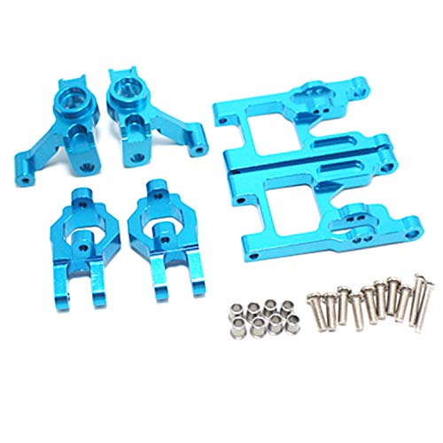 Ggnaxivs Basis C Lenk Becher Vorderer Schwenk arm Satz 1/12 RC für 12428 FY-03 Q39 Upgrade Teile Kit, blau von Ggnaxivs