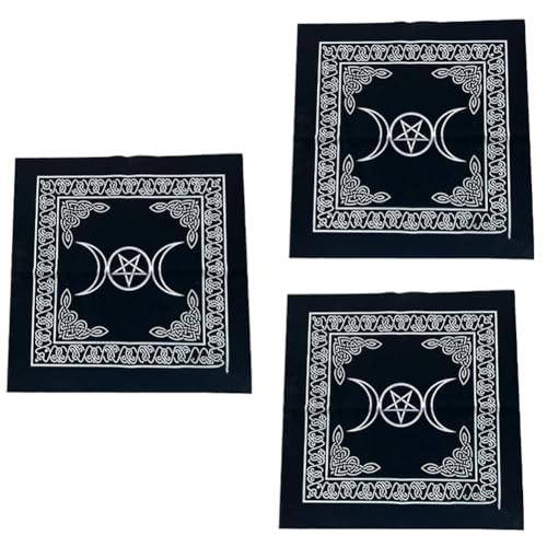 Ggnaxivs J-Stil 49 X 49 cm Tarot-Tischspiel-Abdeckung, Ritual-Zubehör, Hexenbedarf, Spiel-Abdeckung von Ggnaxivs