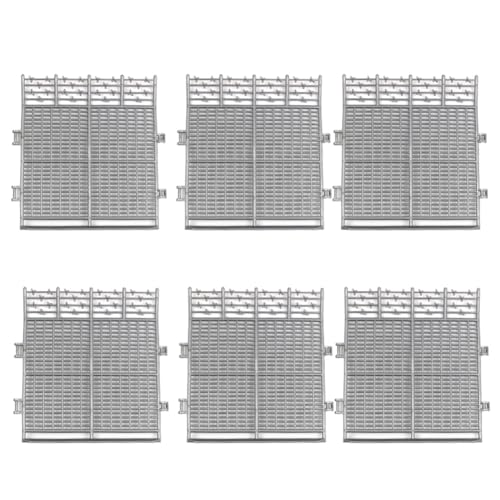 Ggnaxivs RC-Auto-Zaun-Kit, RC-Auto-Zaun-Kit, Kunststoff-RC-Auto-Zaun-Kit, Hohe Qualität für LDRC 1/18 RC-Auto-Zaun-Leitplanke, RC-Hydraulisches Fahrzeugsimulationsszenenmodell von Ggnaxivs