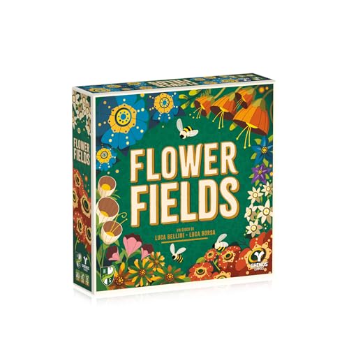 Flower Fields – Abstraktes Spielplättchen – 8 Jahre – 1-4 Spieler – 40 Minuten von Ghenos Games