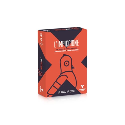 L'Impiccione – Schnelligkeits- und Gedächtniskartenspiel – 8+ Jahre + 2-6 Spieler – 15 Minuten von Ghenos Games