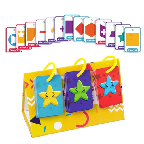 60-Piece Toddler Flash Cards, Color Learning Educational Cards for Boys and Girls, Creative Toddler Learning Toys for Early Childhood Color Recognition and Cognitive Skills von Ghjkldha