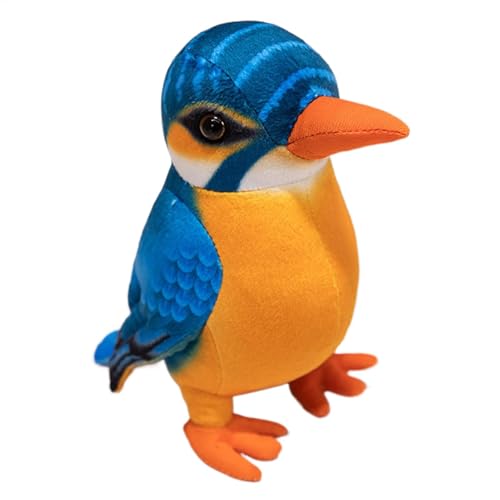 Bird Stuffed Animal, Bird Stuffed Animal, Realistic Huggable Unique Furry Parrot Toy, Soft Parrot Stuffed Animal for Kids, Realistic 7.8-Inch Plush Bird Toy, Adorable and Cuddly Bird Plushie for Boys von Ghjkldha