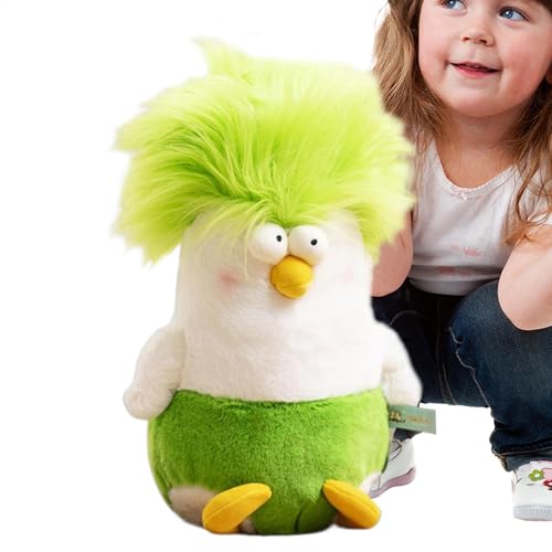 Cartoon Stuffed Chicken, Cute Chicken Plushie, Chicken Stuffed Animal, Kids Chicken Pillow, Ugly Cute Chicken Toy, Plush Animal for Kids, Birthday Chicken Plushie 45cm/17.7inch for Kids Boys Girls von Ghjkldha