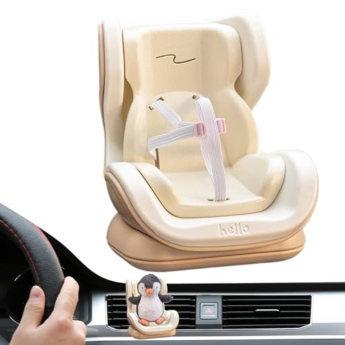 Doll Carseat, Toy Seat, Desk Ornament with Vent Clip Bookshelf, Desktop, School Pretend Play, Compact Plush Design, Easy Setup for Home, Workplace, Classroom Display Doll Carseat, Toy Seat, Desk Ornament with Vent Clip Bookshelf, Desktop, School Pretend Play, Compact Plush Design, Easy Setup for Home, Workplace, Classroom Display von Ghjkldha