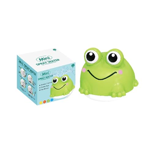 Frog Bathmat Rug, Toddler Water Spray Toys, Interactive Learning Game, Size 4.41x3.94x3.62 Light-Up Function, Perfect for Preschool Activities and Bath Time Fu 220g von Ghjkldha