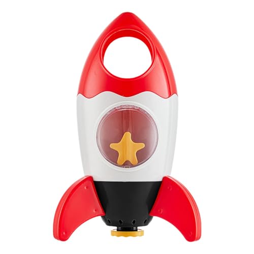 Fun and Interactive Bath Toys | Whimsical Rocket Shape Shower Toys | Rotating Fountain Mechanism | Perfectly Designed for Kids’ Bath Time and Pool Play, Suitable for Boys and Girls Aged 3 Years von Ghjkldha