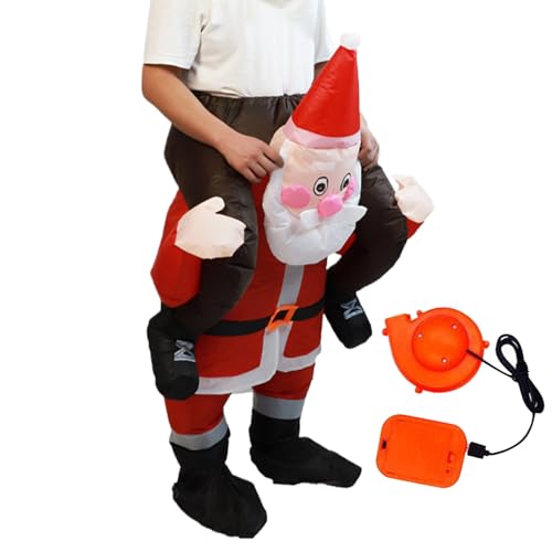 Ghjkldha Aufblasbare Weihnachts Kostüme - Wasserdichter Festlicher Overallanzug | Lustiger Aufblasbarer Santa Anzug | Für Familienfeiern Veranstaltungen Aufführungen Aktivitäten Feiern Ghjkldha Aufblasbare Weihnachts Kostüme - Wasserdichter Festlicher Overallanzug | Lustiger Aufblasbarer Santa Anzug | Für Familienfeiern Veranstaltungen Aufführungen Aktivitäten Feiern von Ghjkldha