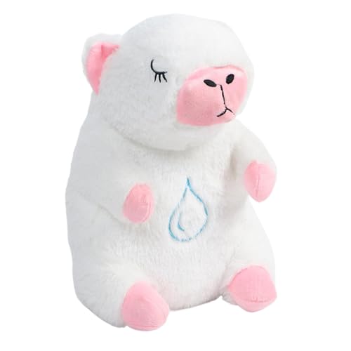 Ghjkldha Capybara Breathing Stuffed Animal, Plush Heartbeat Sleep Companion, Light Up Soothing Snuggle Toy, Musical Plush Buddy for Toddler Kids Boys Girls Naptime Comfort, 11.02 Inches von Ghjkldha