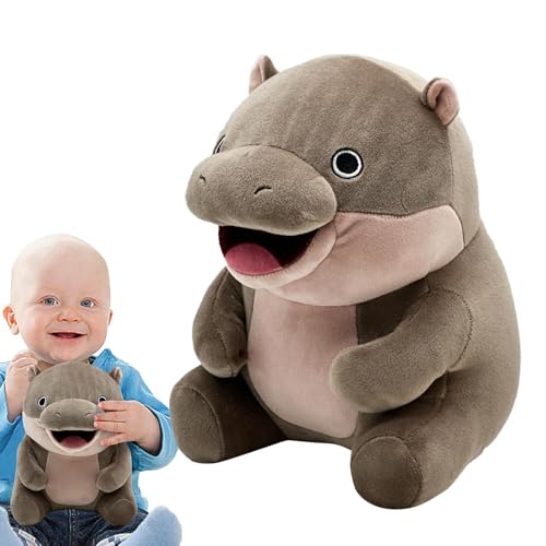 Ghjkldha Charming Plush Hippo Toy | Snuggly Stuffed Animal Pillow for Children | Adorable Pygmy Hippo Plush Doll for Kids’ Rooms | Excellent for Playtime, Decor, and Comforting Cuddles von Ghjkldha