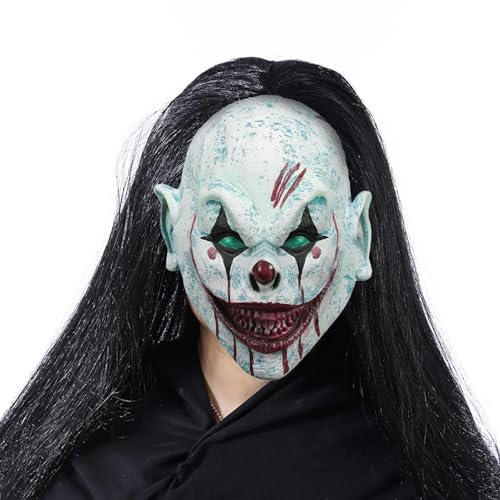 Ghjkldha -Maske, gruseliger, Halloween-Maske, Maske für Auftritte, Maske mit Make-up-Details, Performance- -Maske, Maske für Halloween-, einzigartige -Maske von Ghjkldha