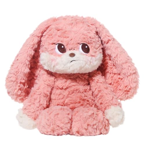 Ghjkldha Cute Bunnies Plush, Reversible Rabbit Plush Toy, 15.75 Inches Animal Long Doll, Soft Collectible Changeable Cartoon Companion for Lovers and Children von Ghjkldha