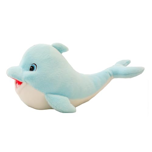 Ghjkldha Dolphin Plush Doll, Cute Stuffed Room Decor, 14 Inches Pillow Plush Animals, Soft Hugging Cushion Toy for Children Plaything and Adults Household Decoration von Ghjkldha