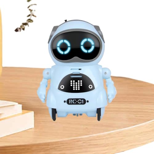 Ghjkldha Educational Robot Toy, Interactive Robot Toy for Kids, Voice Recognition Robot, Birthday Christmas Robot Toys, Dancing Educational Robot 3.35x2.56x1.97 inches for Birthday and Christmas von Ghjkldha