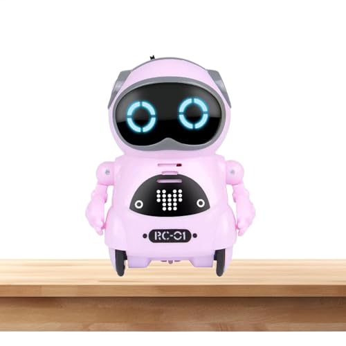 Ghjkldha Educational Robot Toy, Interactive Robot Toy for Kids, Voice Recognition Robot, Birthday Christmas Robot Toys, Dancing Educational Robot 3.35x2.56x1.97 inches for Birthday and Christmas von Ghjkldha